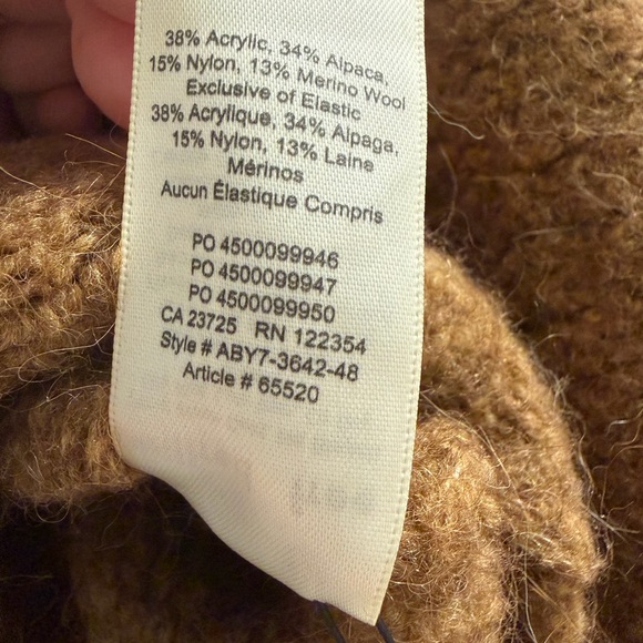 Wilfred Free Brown Wool and Alpaca Sweater - Picture 5 of 5